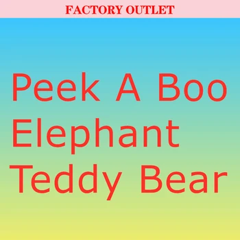 30cm Teddy Bear Spēlēt Slēpt Zilonis Meklēt Jauki Pildījumu Bērniem, Dzimšanas dienu, Ziemassvētki, Ziemassvētku Dāvanu, Elektriskie Mūzikas Lāču, Ziloņu Plīša Rotaļlieta