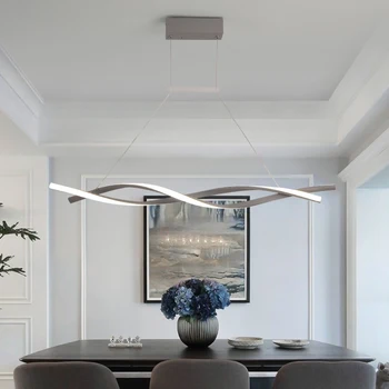 Jaunas Ielidošanas Black&White LED Pendant Gaismas Dinning virtuves telpa Apturēšanu Gaismeklis Mūsdienu Kulons Lampas Vads Karājas Lampas
