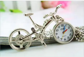 10pcs /daudz Dizaina modes Bērni velosipēdu kulons burvīgs Kabatas pulkstenis, kaklarota,