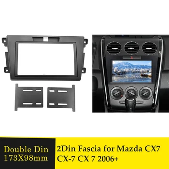 Double Din Radio Fascijas Par Mazda CX7 CX-7 2006+ Auto Audio Multivides Video CD DVD Atskaņotājs, Navigācijas Dash Instalācija, Apdare Komplekti