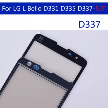 10Pcs\daudz Touchscreen Par LG L Bello D331 D335 D337 Touch Screen Digitizer LCD Displejs Priekšējā Stikla Panelis Sensoru Nomaiņa