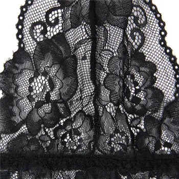 Comeonlover Sexy Backless Sleepwear Dzimuma Drēbes Sievietēm, Caurspīdīgs Babydoll Kleita ar V-veida kakla Lenceria Mežģīņu Apakšveļa RI80641