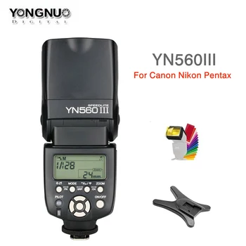 Yongnuo YN560III YN560IV flash 2.4 G Bezvadu Master & Grupas Foto Speedlite par Nikon Canon Pentax Olympus Sony DSLR Kameras