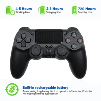 Bluetooth Bezvadu Gamepad Kontrolieris Par PS4 Konsole Playstation 4 Vadības Spēli Kursorsviras Kontrolleri PS4 Pro Dualshock 4