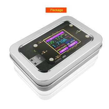 A3 USB testeris Krāsu Bluetooth Tipa C Ciparu voltmetrs dc spriegums strāvas mērītāja ammeter detektoru power bank lādētāja indikators