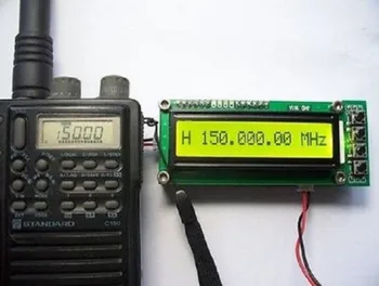 0.1-1100 MHz 0.1-1.1 GHz LCD Frekvenču Counter Testera Mērījumu Ham Radio