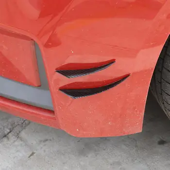 Auto universālā oglekļa šķiedras bufera stūris aizsargs anti-scratch uzlīme ārējās malas svītru anti-scratch Bufera stripCar Piederumi