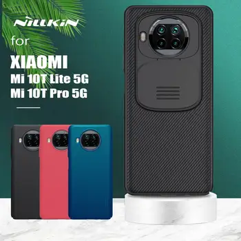 Par Xiaomi Mi 10T Lite 5G Nillkin CamShield Virziet Kameru Aizsargātu Segtu DATORU Matēta aizsargs Xiaomi Mi 10T Lite 10T Pro 5G Gadījumā