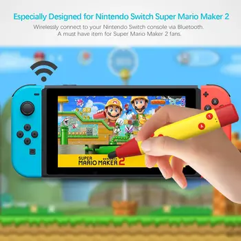IFYOO Stylus Touch Pen Bezvadu Bluetooth Spēļu Kontrolieris, Irbuli Nintendo Slēdzis Super Mario Maker 2