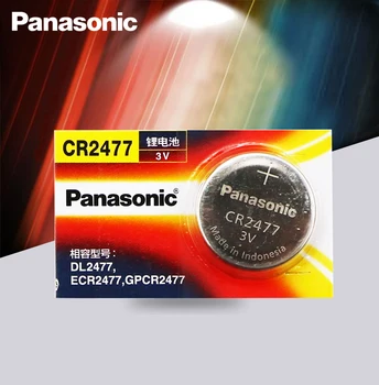 5GAB Jaunu Panasonic CR2477 3 V CR 2477 Augstu Veiktspēju, Augstas Temperatūras Izturīgi Pogu Monēta Šūnu Akumulatoru Baterijas, atmiņas Kartes pac