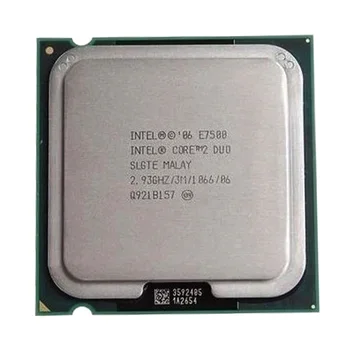 INTEL core2 E7500 divkodolu Procesoru Core cpu E7500 (2.93 GHz /3 mb lielu Cache /FSB 1333 ), kas joprojām ir pārdošanas Intel E7500 LGA775 CPU