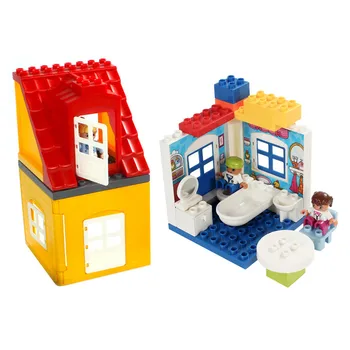 Duploe Celtniecības Lielu Celtniecības Bloku DIY Klasisks Gabals, Liela izmēra uzstādīt Rotaļlietas aksesuāri saderīgs legoe