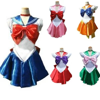 Halloween Anime Kostīmu Šovs Sailor Moon Mēnesi Trušu Cosplay Kleita Meitenēm