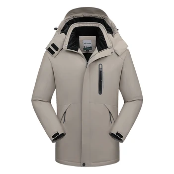 MAIDANGDI 2020. gadam Jaunas ziemas Saglabāt siltu kokvilnas polsterējumu drēbes, vīriešu mētelis kapuci modes gadījuma vējjaka kanāda dūnu jaka