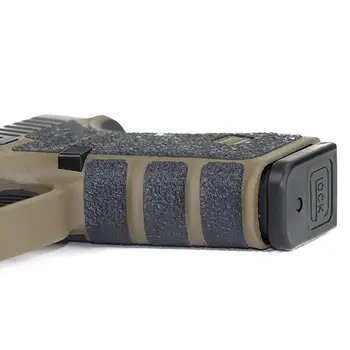 Gumijas Tekstūra Grip Wrap Lente Pasūtījuma par Glock 45 45MOS Pistole un Pistoles Rokturi Maksts Magwell pašlīmējošās 9mm Magazine Piederumi
