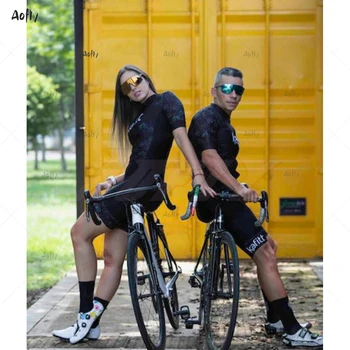 Kafitt Triatlona velosipēdu Sieviešu Velosipēdu Pasūtījuma Riteņbraukšana Džersija ar Īsām Piedurknēm Zeķubikses Jumpsuit Maillot Ropa Ciclismo go pro vasarā