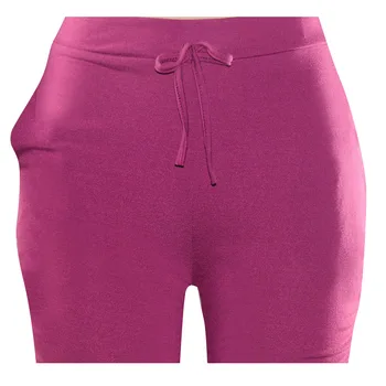 Joskaa Kroku sexy Gadījuma tīrtoņa Krāsu crop topi jogger bikses tērpiem tracksuit sporta tērps, streetwear sieviešu Divi-Gabals, kas
