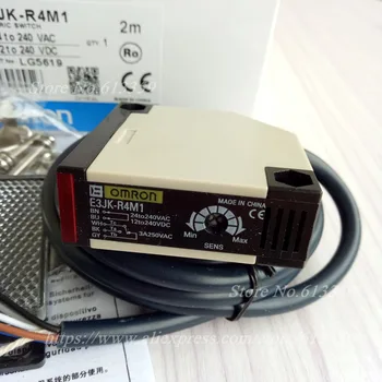 E3JK-R4M1 Omron Fotoelektrisks Slēdži, Sensori, AC/DC 5 vadu New Augstas Kvalitātes
