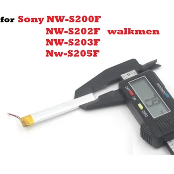 Jauns Akumulators Sony Walkmen NW-S200F S202F S203F S204F S205F MP3 3,7 V Li-Polimēra Litija Polimēru Uzlādējams Akumulators