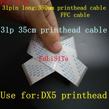 Pārdošanas 31 pin dx5 print head flat cable 31 pin 350mm kabeļu DX5 printhead kabelis