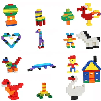 100Pcs-1000Pcs Pilsētas DIY Dizaineru Radošā Celtniecības Bloki, Beramkravu Uzstādīt LegoINGLs Classic Brinquedos Ķieģeļi Draugiem Rotaļlietas Bērniem