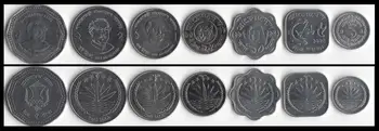 Bangladešā 7 Gabali Uzstādīt Monētu Āzijā Jaunu Oriģinālu Monētu Unc Kolekcionējamus Izdevums Nekustamā Reti Piemiņas Izlases Gads
