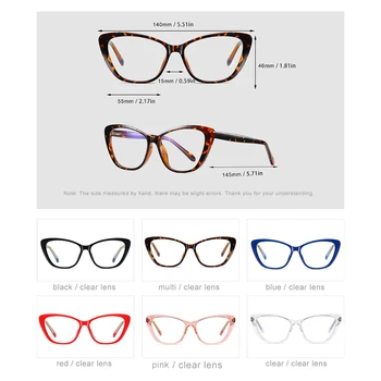 TR90 Kaķu Acu Brilles Rāmis Sievietēm Anti Zilā Gaisma Brilles Datoru Brilles UV400 Skaidrs, Briļļu lentes opticos para mujer