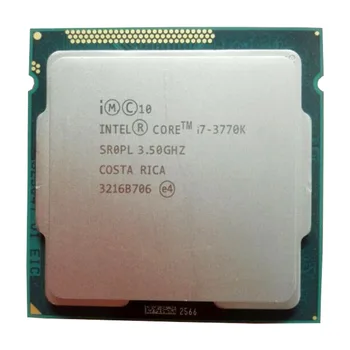 Intel Core i7 3770K 3.5 GHz Quad-Core 8MB Cache 77W Darbvirsmas LGA 1155 CPU Procesors Ar HD 4000 Grafiskais TDP 77W Desktop