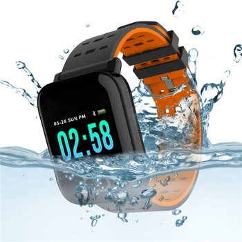 JAUNAIS A6 Smart Watch Sirds ritma Monitors Sports Fitness Tracker Miega Monitors Ūdensizturīgs Sporta IOS Android PK Q8 V6 S9