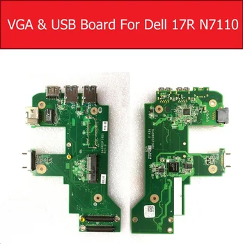 VGA & Lādētāju, USB Valdes Flex Kabelis DELL Inspiron 17R N7110 Klēpjdatoru Chargring Jack Valdes Daoro 3PI6DI REV:D Rezerves Daļas