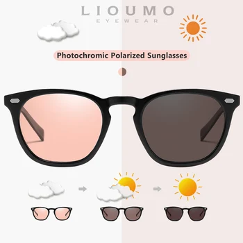 2020 Jaunu Kaķu Acu Photochromic Saulesbrilles Sievietēm, Vīriešiem Hameleons Polarizētās Dienu Nakts Redzamības Drošas Braukšanas Unisex, Saules Brilles UV400