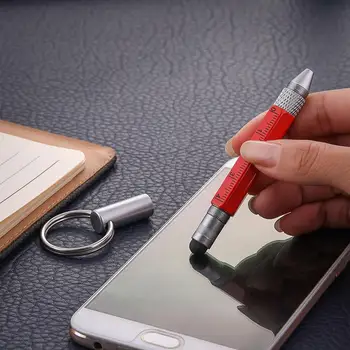 Keychain, Lineāls, Skrūvgriezis, Capacitive Stylus Lodīšu Pildspalva Touch Screen Capacitive Universālā iPad Zīmuli Mini Tablete Huawei