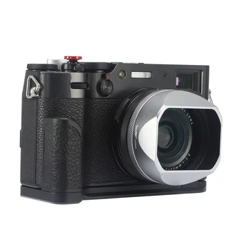 Haoge LH-X54W Kvadrātveida Metāla Objektīva Pārsegs ar 49mm Adaptera Gredzens un vāciņš, par Fujifilm Fuji X100V X100F X100T X100S X100 Fotokamera X70