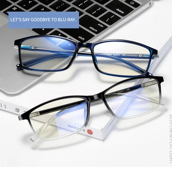 Zilās Gaismas Filtru Datoru Brilles TR90 Bloķē UV Anti Eye acu nogurumu, Pārejas Photochromic Spēļu Brilles Sievietes Vīrieši