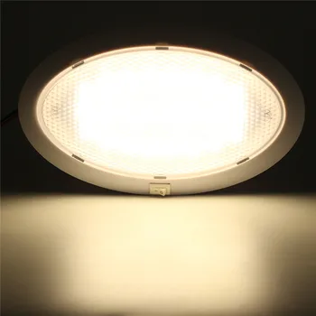 1gb 4.2 W LED Auto salona Apgaismojuma Apļveida Kristāla Jumta Griestu Gaismas Caravan/RV/Auto