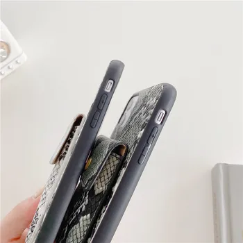 Luksusa Snakeskin Modelis Seifa Lieta Par iPhone 12 11 Pro Max Xr Xs X 8 Plus 7 Segtu Elegants Ādas Siksna iphone SE 2020