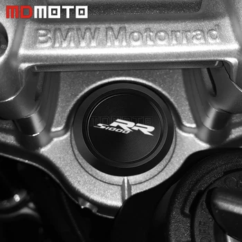 Motociklu CNC Alumīnija Stūres Dekoratīvās Skrūvējamu Rokturi Bārs Vāks Vāciņš BMW S1000RR S1000 RR 2017 2018 2019 Piederumi
