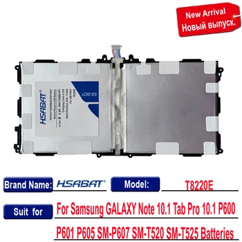 HSABAT 11500mAh T8220E Akumulatoru Samsung GALAXY Note 10.1 Cilnes Pro 10.1 P600 P601 P605 SM-P607 SM-T520 SM-T525