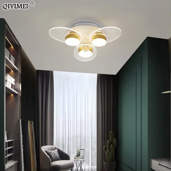 Mūsdienu LED Lustras Lampas Ar Tālvadības pulti Mājās Dekoratīvais Apgaismojums Dzīvojamā Istabā, Guļamistabā, Iekštelpu Apgaismojums, Apgaismes AC 90-260V