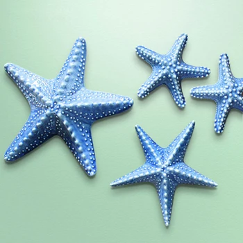 Keramikas Vidusjūras, jūras zvaigzne dekoratīvie trauki home decoration accessories studiju starfish amatniecības istabas sienas apdare