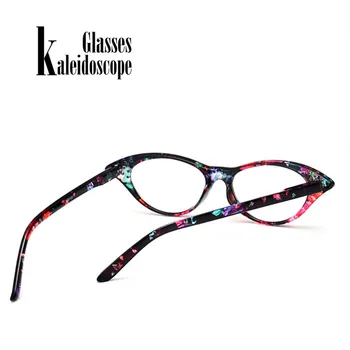 Kaleidoscope Brilles Sievietēm, Kaķu Acu Sveķu Lasīšanas Brilles Brilles Dāmas Dimanta Cateye Hyperopia Lasīt Eyewears