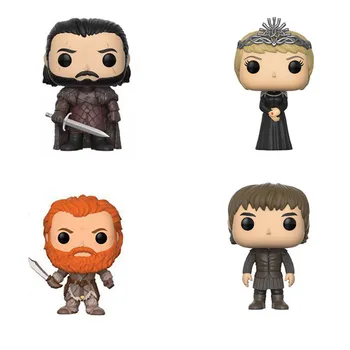 Pop Game of Thrones Nakts Karalis Jon Sniega Daenerys Aya Klijas Cersel Drogon Spoku Tormund Tyrion Vinila Darbības Rādītāji Kolekcijas Rotaļlietas