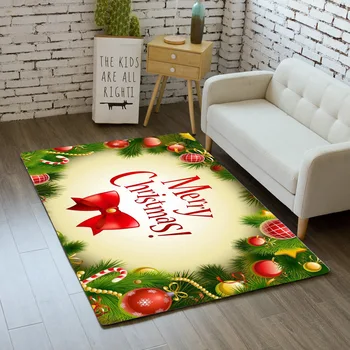 Priecīgus Ziemassvētkus Paklāju Paklāju Karikatūra Guļamistaba Bērniem, Spēlēt Mat Mīksto Non slip Santa klaus paklājos Gultas, Paklāji, lai Dzīvojamā Istaba
