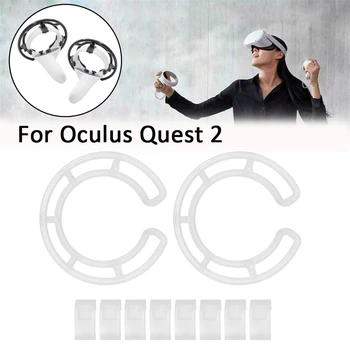 Jauns 1 Set VR Kontrolieris Fiksāžas Amortizatorus Oculus Quest 2 VR Austiņas, Rokturi, Buferi Aizsardzības Turētājs Gamepad Piederumu