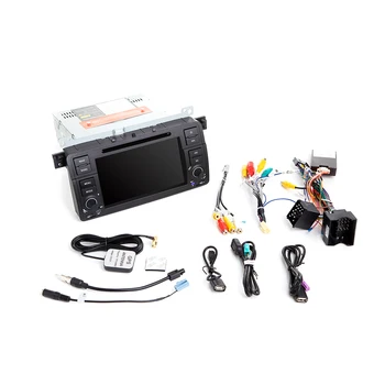 4GB DSP 1 Din Android 10 GPS Navigācijas BMW E46 M3 Rover 75 Kupeja 318/320/325/330/335 Auto Radio Multimediju DVD Atskaņotājs, Stereo