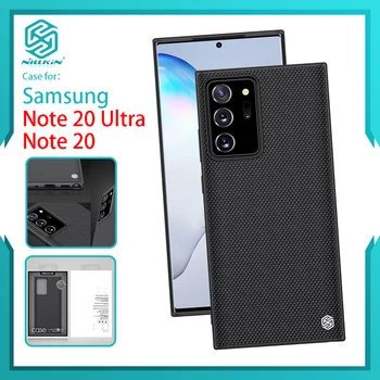 Nillkin Luksusa Plastmasas Atpakaļ Vienkāršu antidetonācijas Vienkāršā Pilna ietin Case For Samsung Galaxy Note20Ultra Note20 Neilona PC