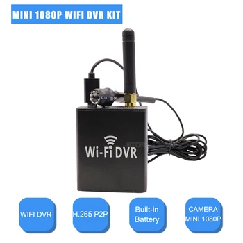 HD1080P Wifi Mini DVR Komplekts Ieraksti With1080P Mini Kameras CCTV Uzraudzības Iebūvēts Akumulators DVR Pārnēsājamo Digitālo Video ierakstīšanas