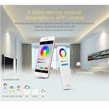 RGB RGBW RGB+PKT LED Lentes Kontrolieris FUT043 FUT044 FUT045 Miboxer 2.4 GHz, Bezvadu Led Strip Gaismas Reostats Smart App Kontroles