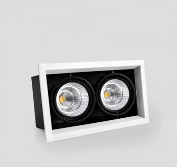 Reste Lampas 10W 20W 30W LED COB Vietas, Led Downlight Aptumšojami AC85-265V Silts/ Dabas/Auksti Balts Prožektora LED griestu Lampas
