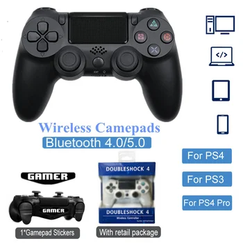 Bluetooth Bezvadu Gamepad Kontrolieris Par PS4 Konsole Playstation 4 Vadības Spēli Kursorsviras Kontrolleri PS4 Pro Dualshock 4